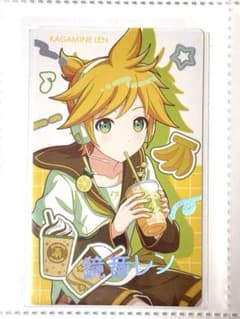 鏡音レン バースデー エピカ 箔押し 感謝祭 グリーティングカード 2枚のサムネイル