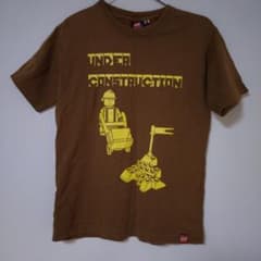 LEGO レゴ UNDER CONSTRUCTION Tシャツ ブラウンのサムネイル