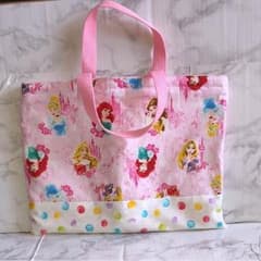 値下げ レッスンバッグ ハンドメイド  プリンセスのサムネイル