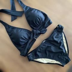 ブラックリボン付き三角ビキニ 13Lのサムネイル