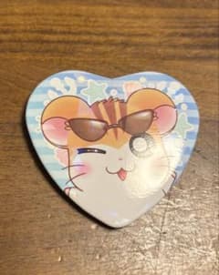 ● ハム太郎　ハムタウンショップ　缶バッジ　うみ　トラハムくんのサムネイル