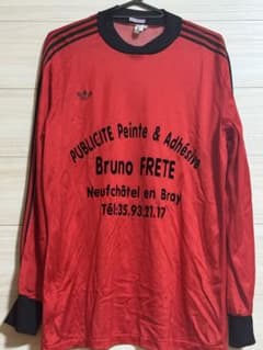 アディダス サッカー ゲームシャツ VENTEX フランス製 80sビンテージ