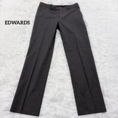 EDWARDS/スラックス/タッグ/ストレート/ウール混/グレー/L相当