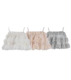 Ballerina lace cami tulle tops pink - メルカリ