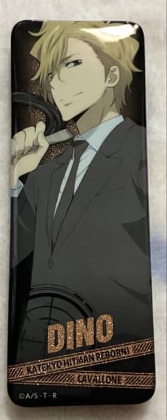 家庭教師ヒットマンREBORN！　ロング缶バッジ　ディーノ
