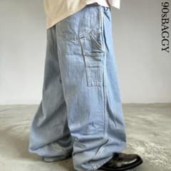 極太 90s バギーペインターデニムパンツ グッドフェード ヴィンテージ 