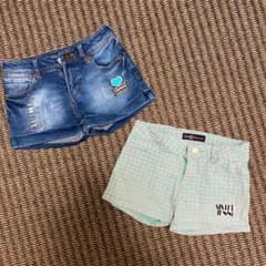 デニムショートパンツ 150cmのサムネイル