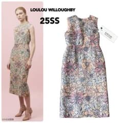25SS✨新品✨ルルウィルビー MALHIAフラワージャガードノースリ