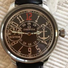 OH済 OMEGA オメガ 裏スケルトン アンティーク 時計 手巻 1910'Sのサムネイル