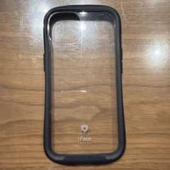 iFace ハードケース 透明/黒のサムネイル
