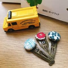 ＊いまあ様専用＊ くるみボタンヘアピン&プラ板ヘアピンのサムネイル