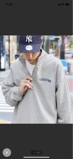 はなまるさん専用【CODDERR】ハーフジップ ビッグシルエットスウェットのサムネイル