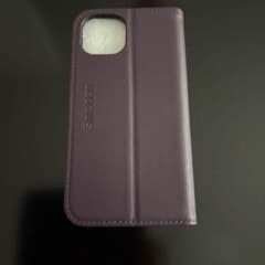 iPhone13用　レザー　カバー　紫shieldonのサムネイル