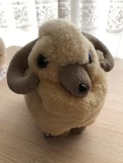 ひつじ　ぬいぐるみ　本物の毛のサムネイル