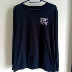 #【レディース長袖Tシャツ 】ブラックLサイズ・袖口リブ仕様のサムネイル