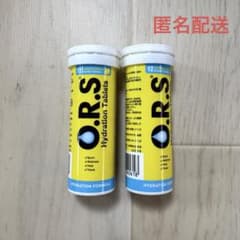 o.r.s 経口補水塩タブレット(レモン) 12粒入り✖︎2こ売り！ - メルカリ