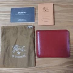 IL BISONTE レッド 二つ折り財布のサムネイル