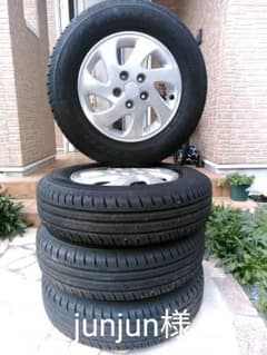 175/80r15 4本タイヤホイールセットのサムネイル