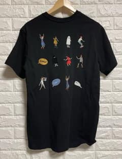 ader error アーダーエラー　刺繍Tシャツ　黒 サイズフリーのサムネイル