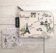 かえるのピクルス ポーチ付きパスケース 地図 定期入れ／新品 未使用のサムネイル