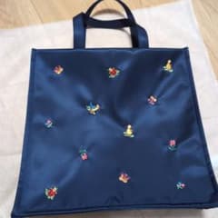 FEILER フェイラー トートバッグ ネイビー 刺繍のサムネイル