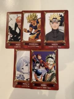 ジャンプフェアカード 特典2026 アニメイト 5枚のサムネイル