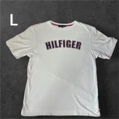 TOMMY HILFIGER ロゴ刺繍 Tシャツ ホワイト Lのサムネイル