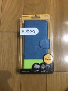 iPhone7用 手帳ケース ブルー×グリーンのサムネイル