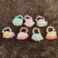 海の生き物　めじるし　ビーズ　指輪　チャームのサムネイル