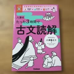 八澤のたった3時間で古文読解のサムネイル