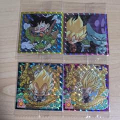 ドラゴンボール 超戦士シールウエハース 10周年 ベジータ 孫悟飯　孫悟空のサムネイル