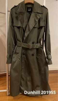 オリーブグリーン Dunhill トレンチコートのサムネイル