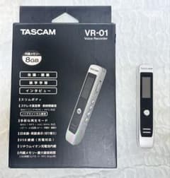【美品・箱付】TASCAM ボイスレコーダー VR-01 8GB 高音質のサムネイル