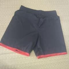 スポーツ用 ハーフパンツ ネイビー レッドのサムネイル