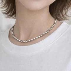 ボールチェーン ネックレス 4mm シルバー サージカルステンレス 新品