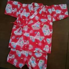 値下げしました。甚平 女の子用 (95cm)のサムネイル