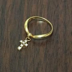 10k 十字架  v字リングのサムネイル