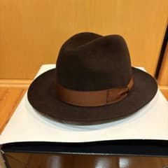 ボルサリーノ　フェルトハット ダークブラウンのサムネイル