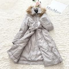 イブルース 大きいサイズ 3wayロングダウンコート ベルト ファー