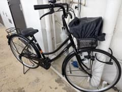 宮古島 引取限定】 シティサイクル 26インチ ブラック ママチャリ