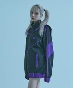 美品✨レフレム BIG切り替えセーラーカラージャージ パープル レフレム BIG切り替えセーラーカラージャージ パープル - メルカリ