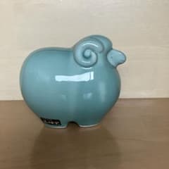 薬師窯 創作置物 羊 陶器製 インテリアのサムネイル