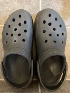 Crocs クロックス 厚底サンダル ブラック M6 W8のサムネイル