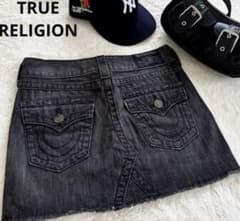 True Religion ダークデニム ミニスカート 新品タグ付き archiveTRUE RELIGION black デニムスカートUSA製 - メルカリ