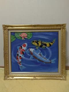錦鯉の絵のサムネイル