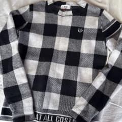 WAAC チェック柄 セーター サイズ2 - メルカリ