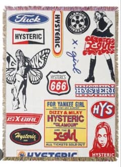 X-girl HYSTERIC GLAMOUR ブランケット ラグ - メルカリ