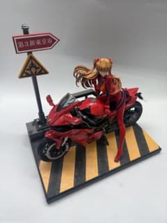 エヴァンゲリオン アスカ ガレージキット フィギュア 赤バイク - メルカリ