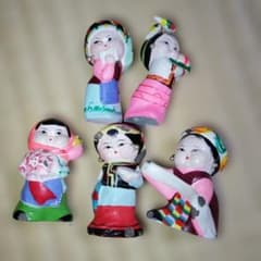 中国 民族衣装 人形 5体セット - メルカリ