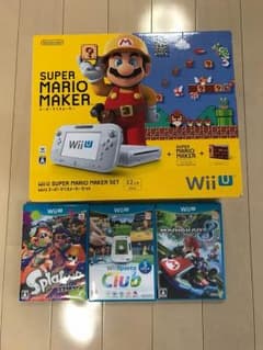 Wii U マリオメーカー 他カセット3個のサムネイル